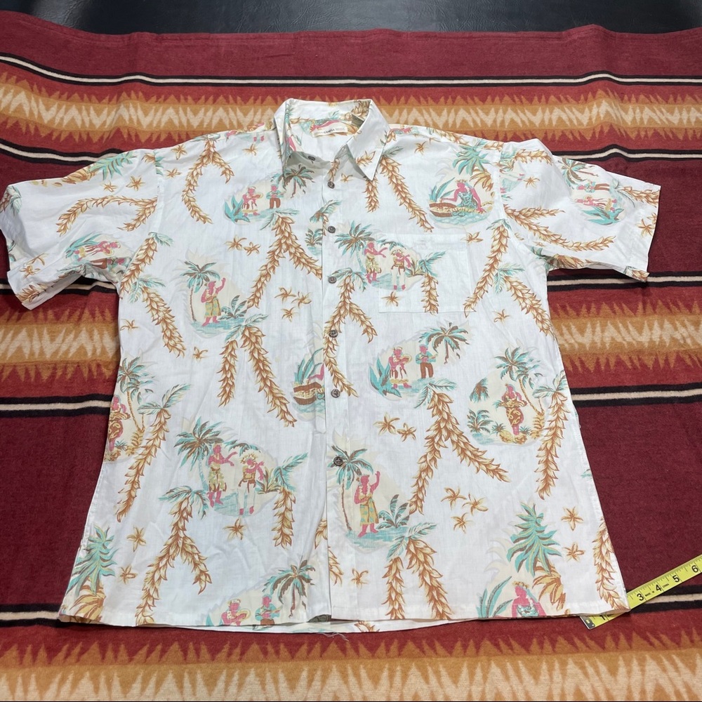 Moda Campia Men’s Hawaiian button Down shirt